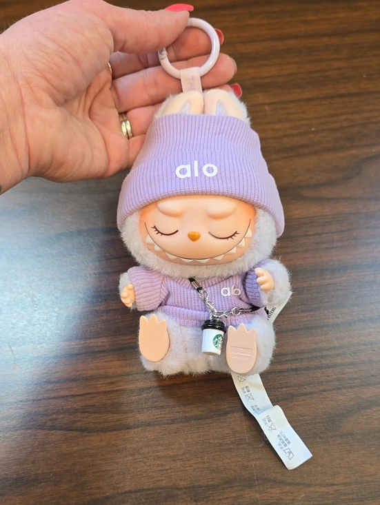 ALO Yoga Handbags - ALO Yoga Lavender Plush Keychain Doll with Cozy Hat
